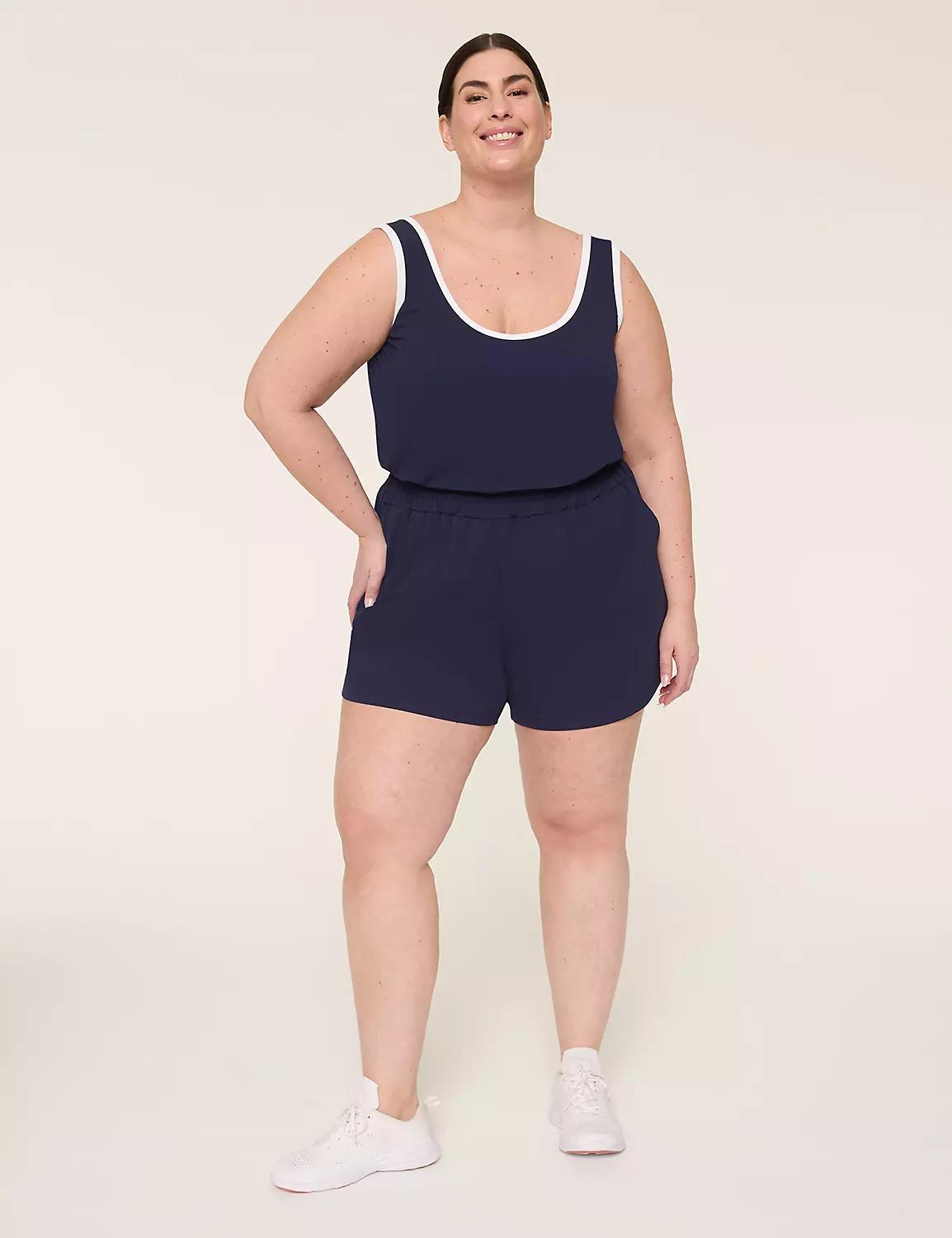 LIVI Soft Scoop-Neck Romper Product Image