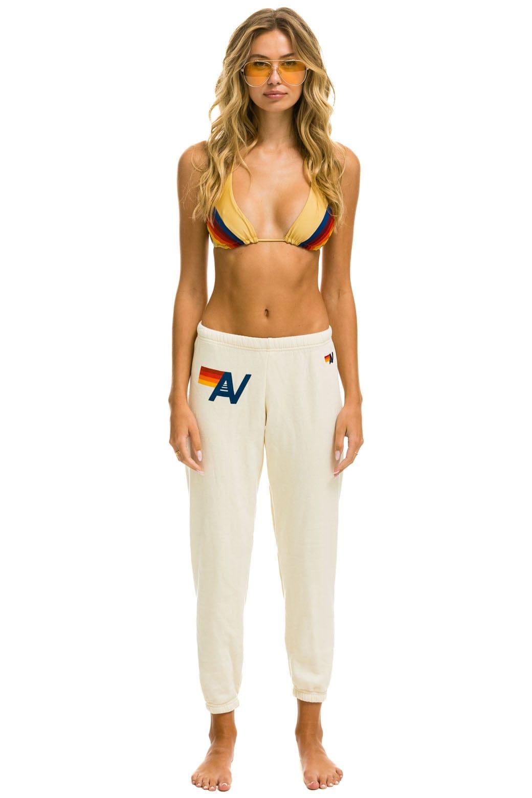LOGO SWEATPANTS - VINTAGE WHITE Female Product Image