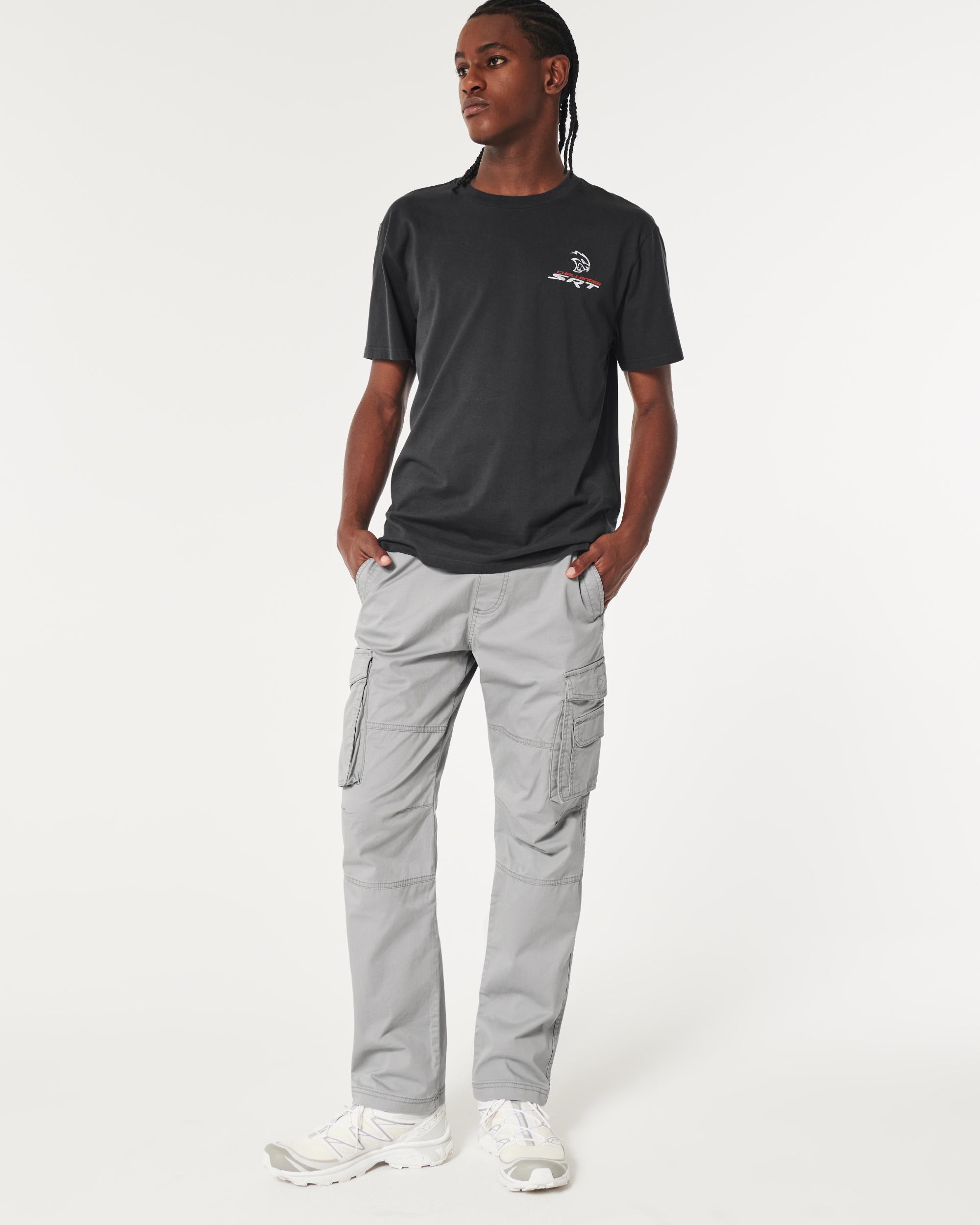 Slim Straight Cargo Pants Product Image