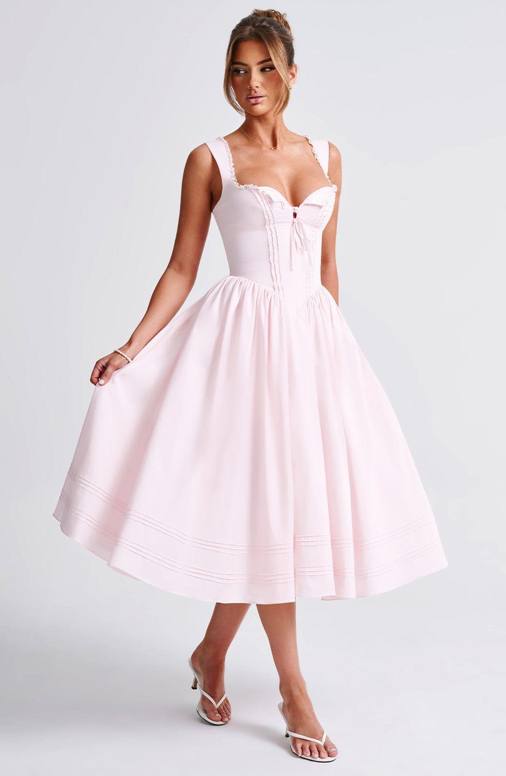 Marlena Midi Dress - Blush Product Image