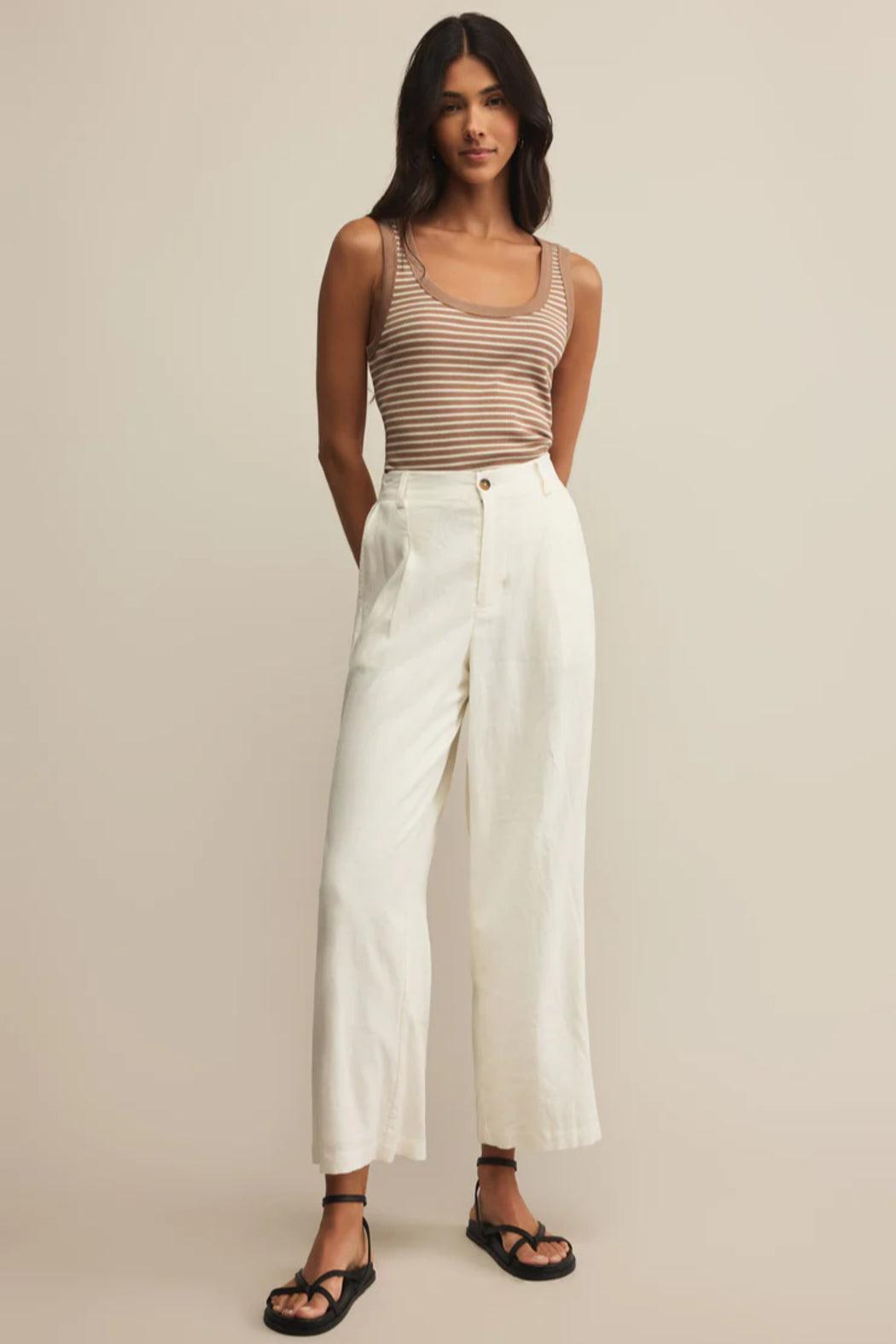 Elin Stripe Rib Tank Product Image