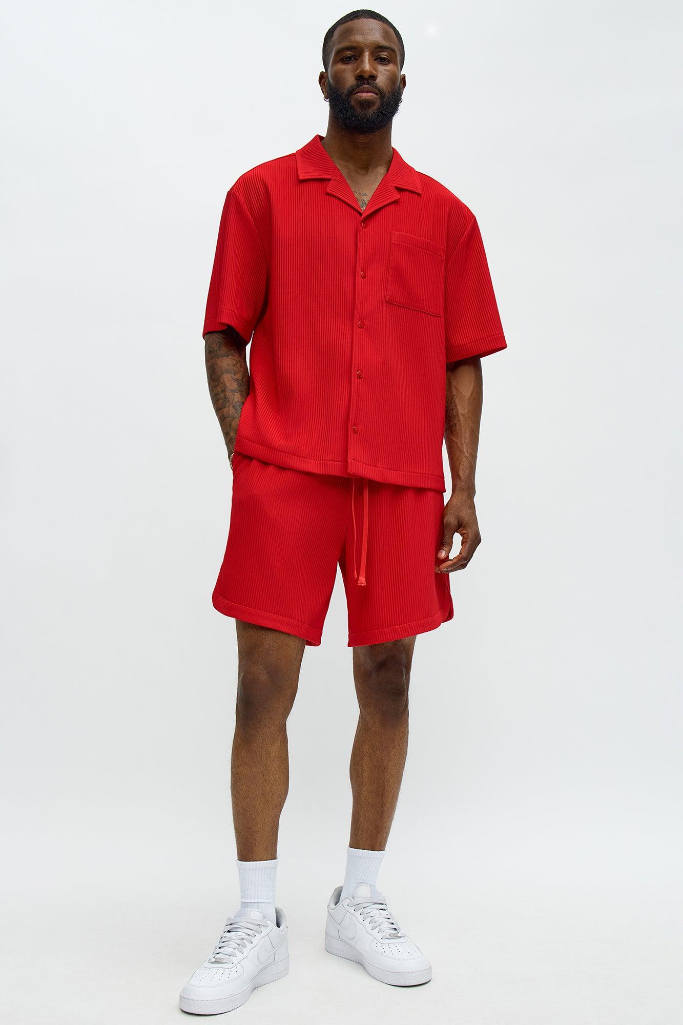 Show Up Basketball Short - Red Product Image