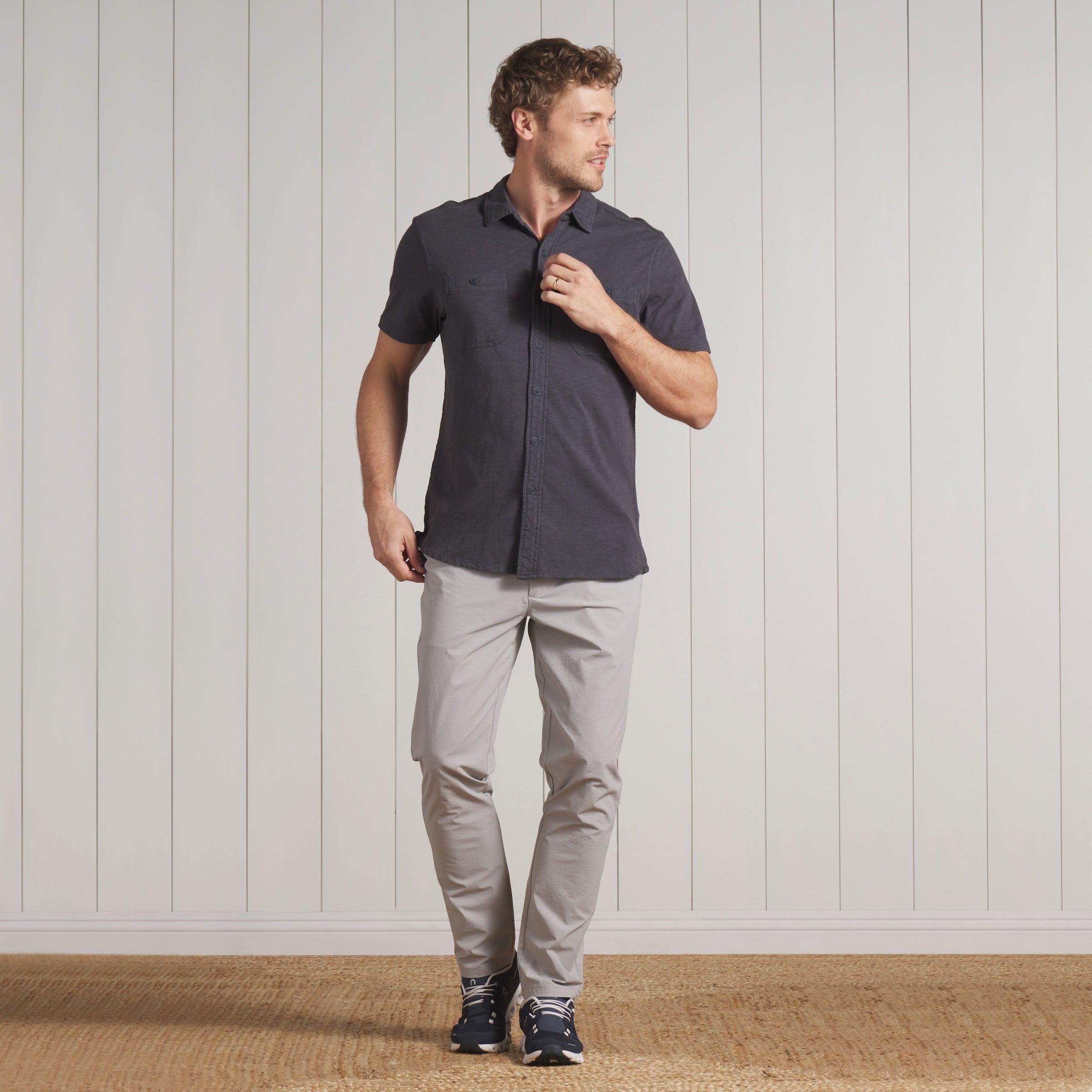Hybrid Traveller Stretch Nylon Pants - Harbor Mist Product Image