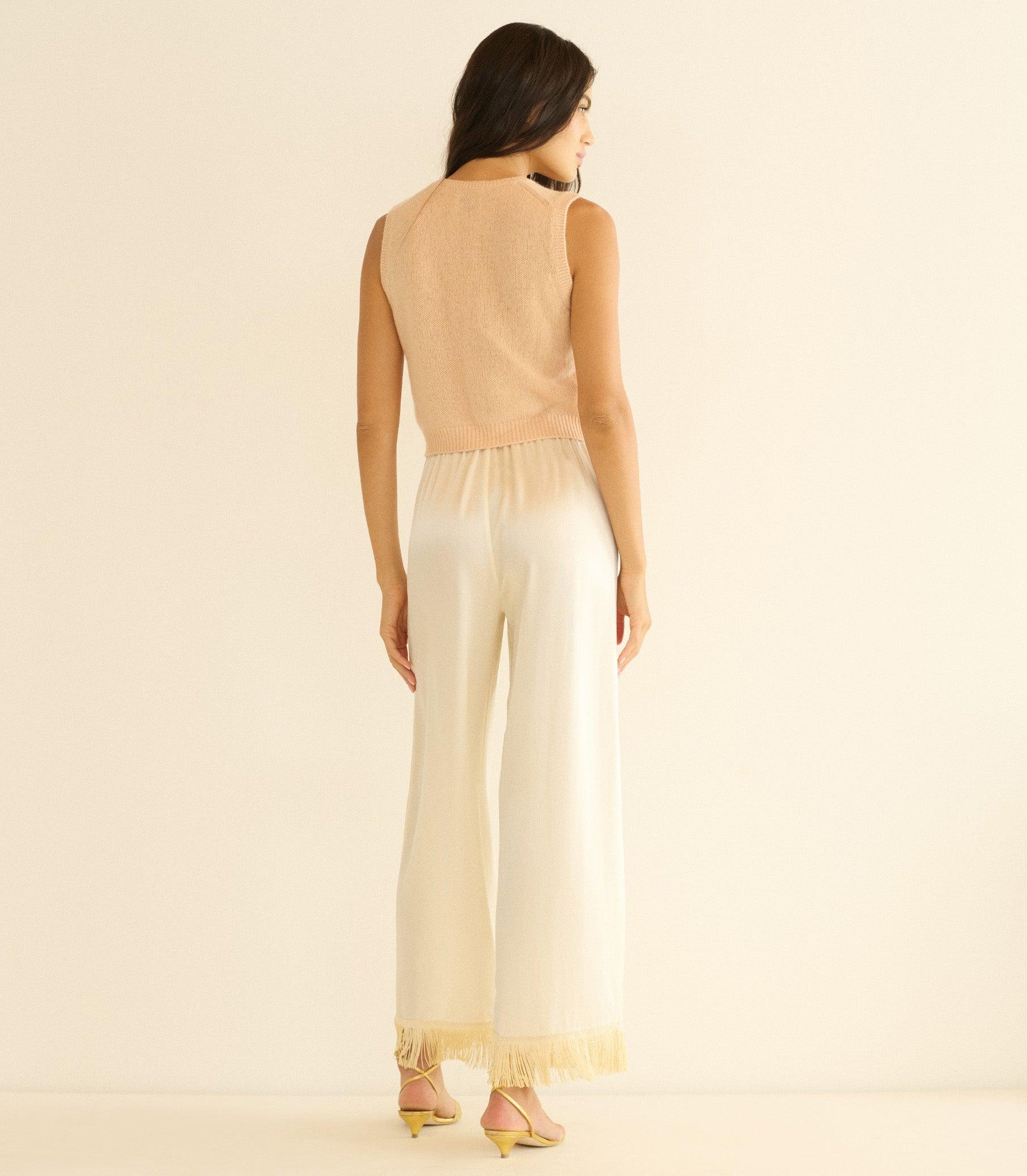 LAVON FRINGE PANT -- CANDLELIGHT Product Image