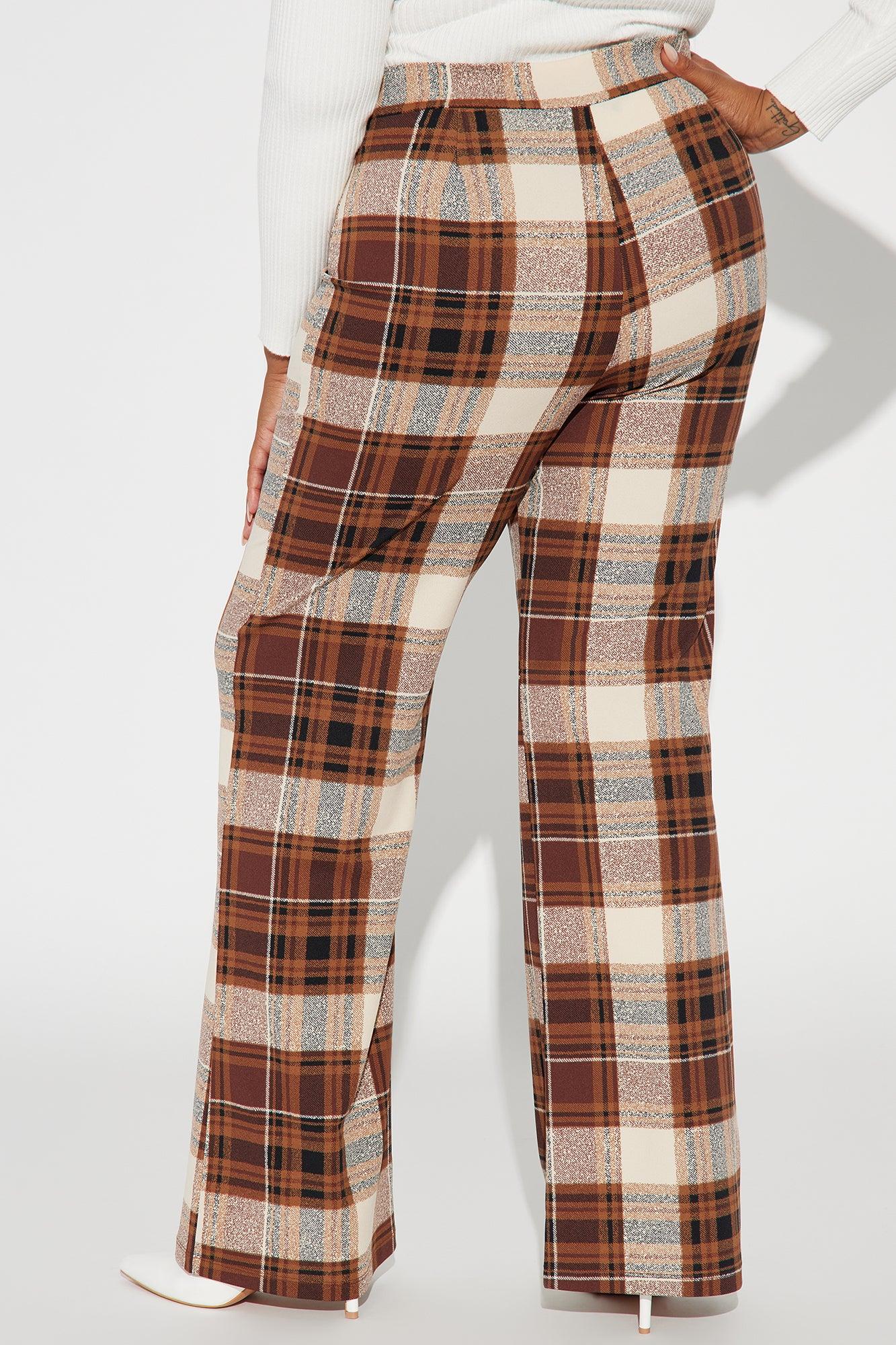 Jahia Flare Pants - Brown/combo Product Image
