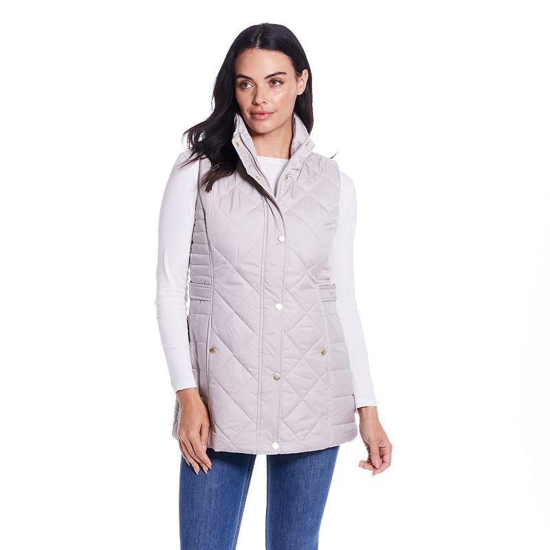 Women's Weathercast Quilted Longline Vest,  Product Image