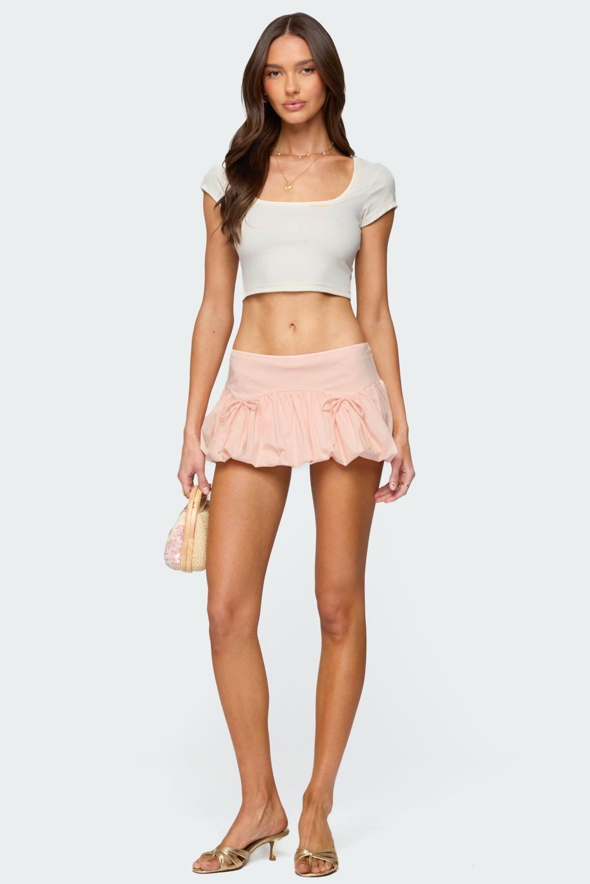 Margo Bubble Mini Skort Product Image