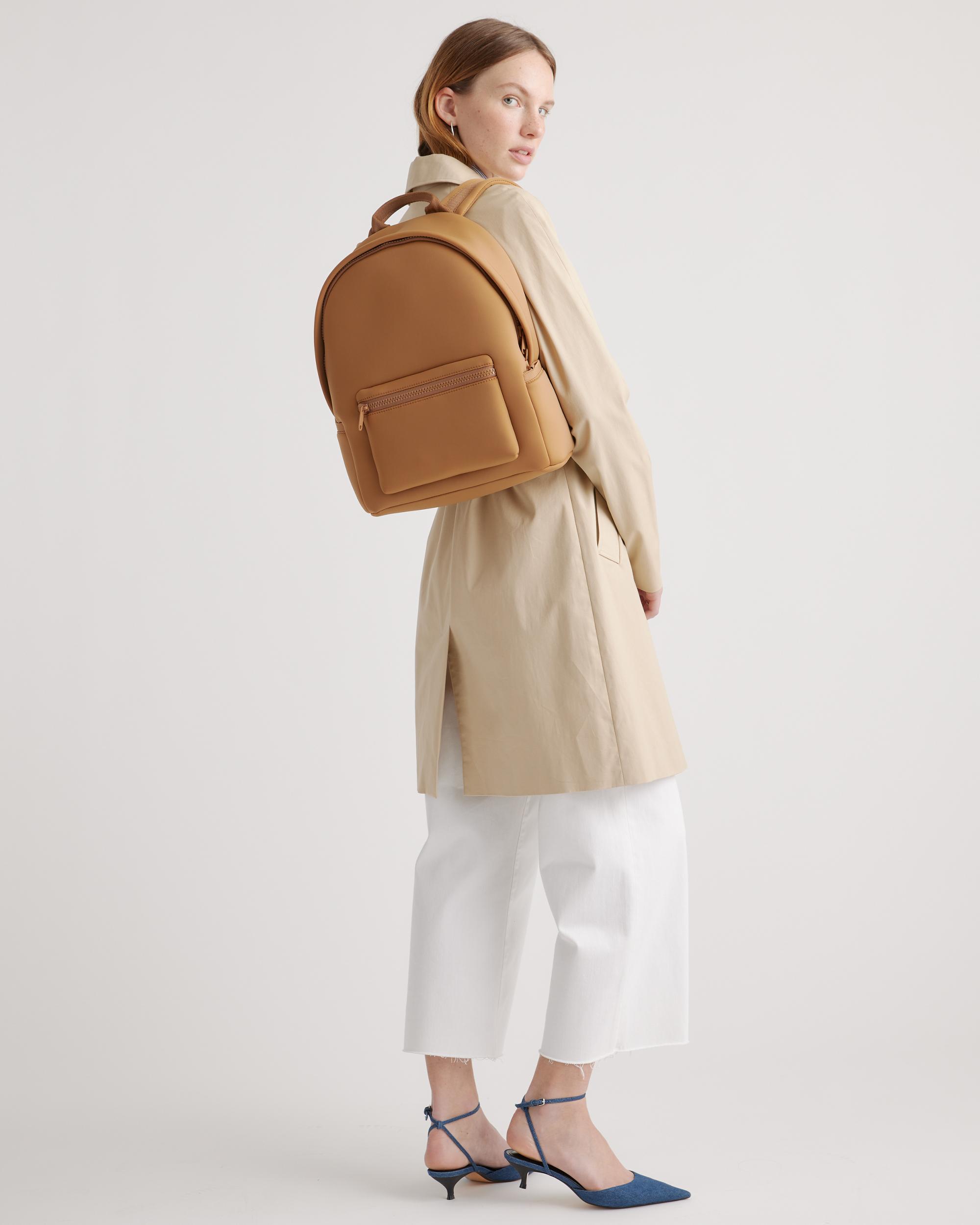 Quince | Women's All-Day Neoprene Backpack in Mocha Product Image