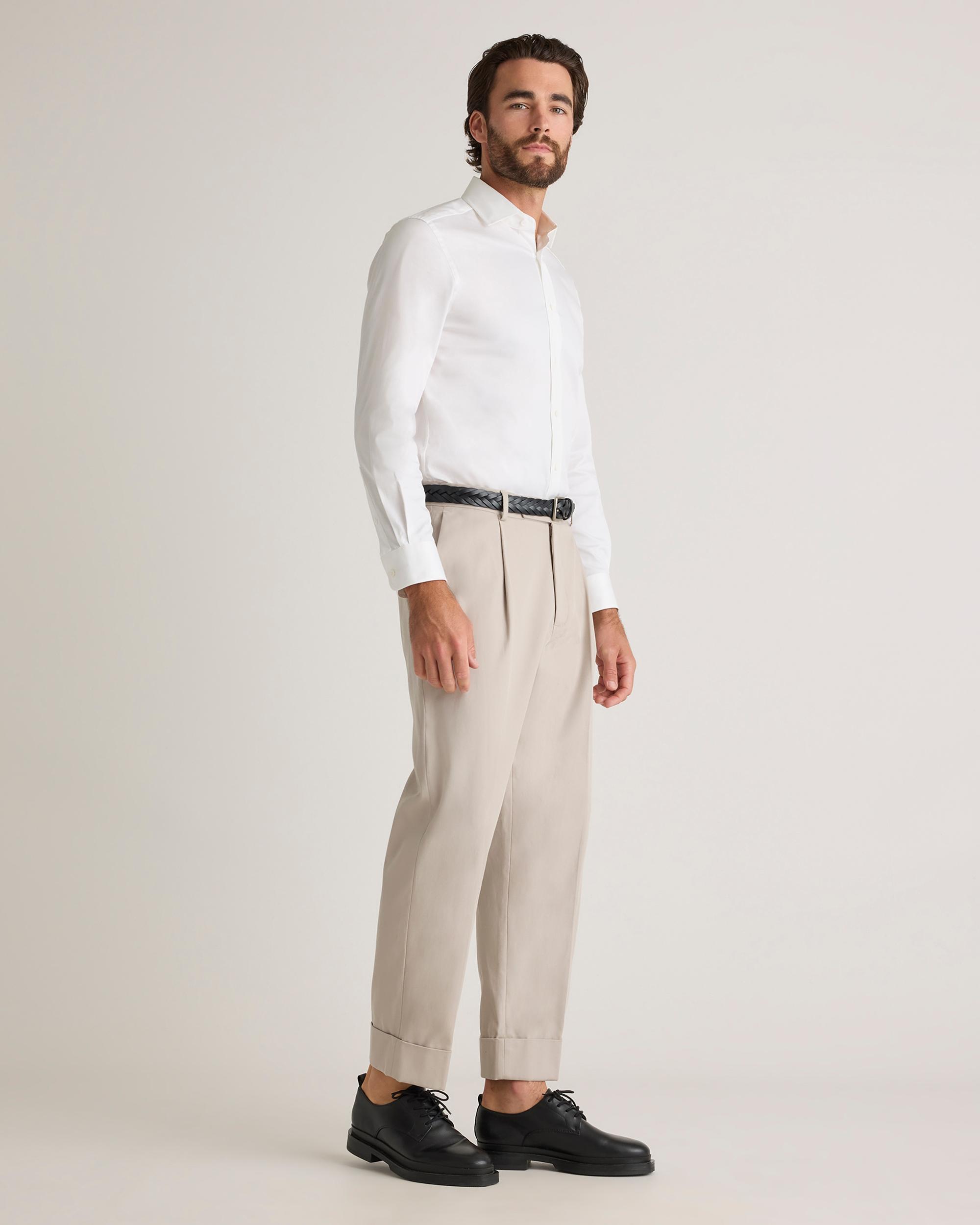 Quince | Men's Stretch Twill Dress Shirt Organic Cotton Product Image