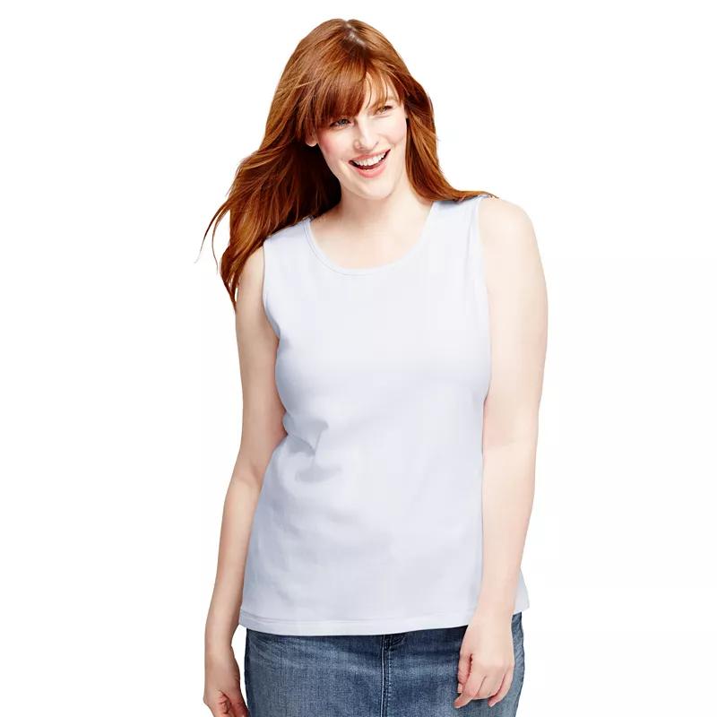 Women's Lands' End Cotton Tank Top,  Product Image