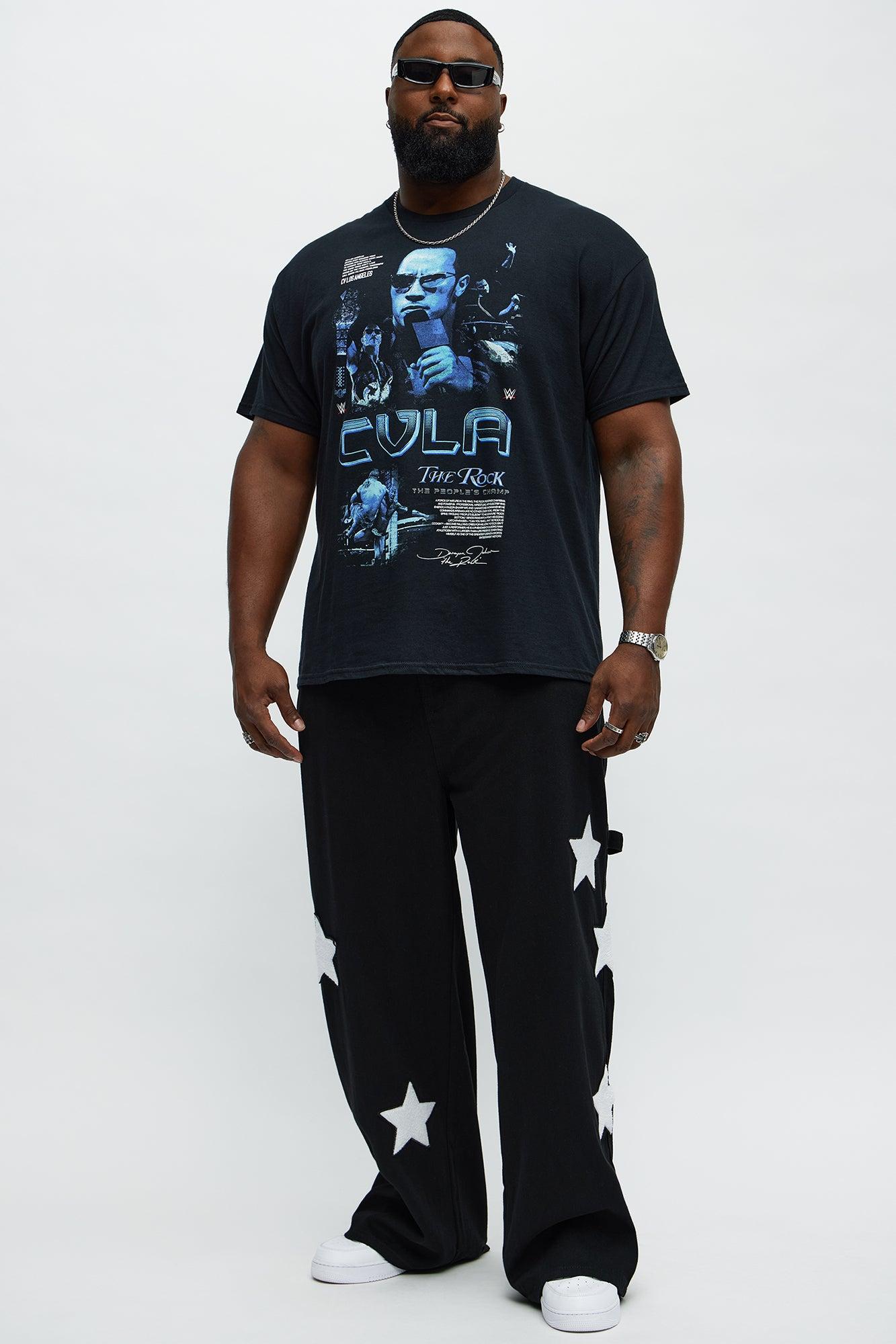 The Rock The People's Champ Short Sleeve Tee - Black Male Product Image