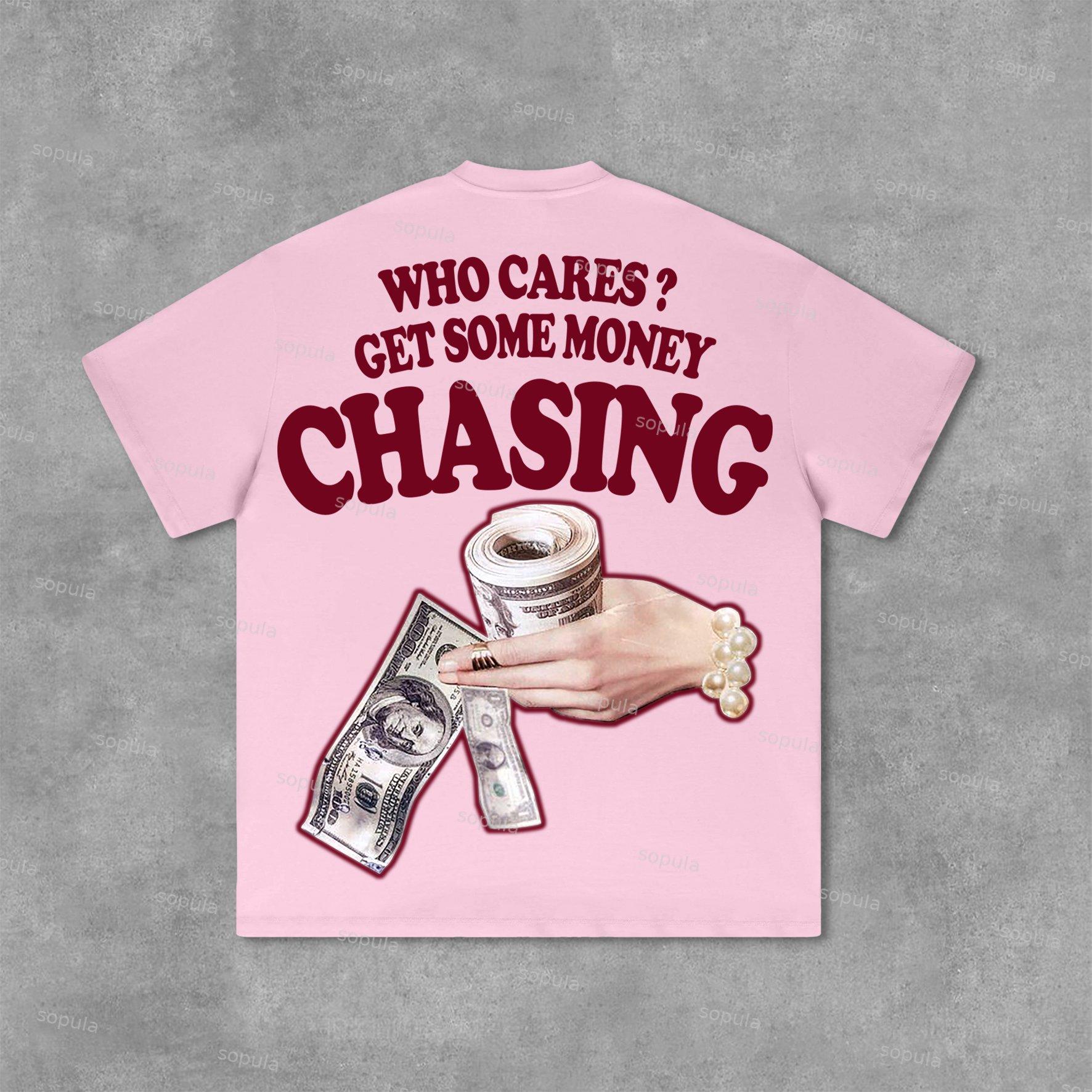 Sopula Chasing Money Graphic Print Cotton Street T-Shirt Product Image