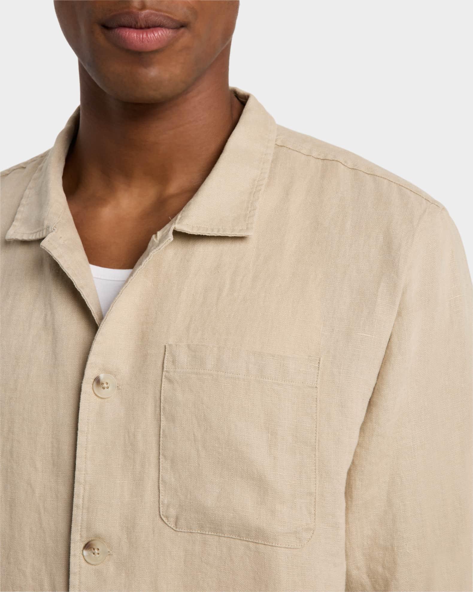 Men's Linen Overshirt Product Image
