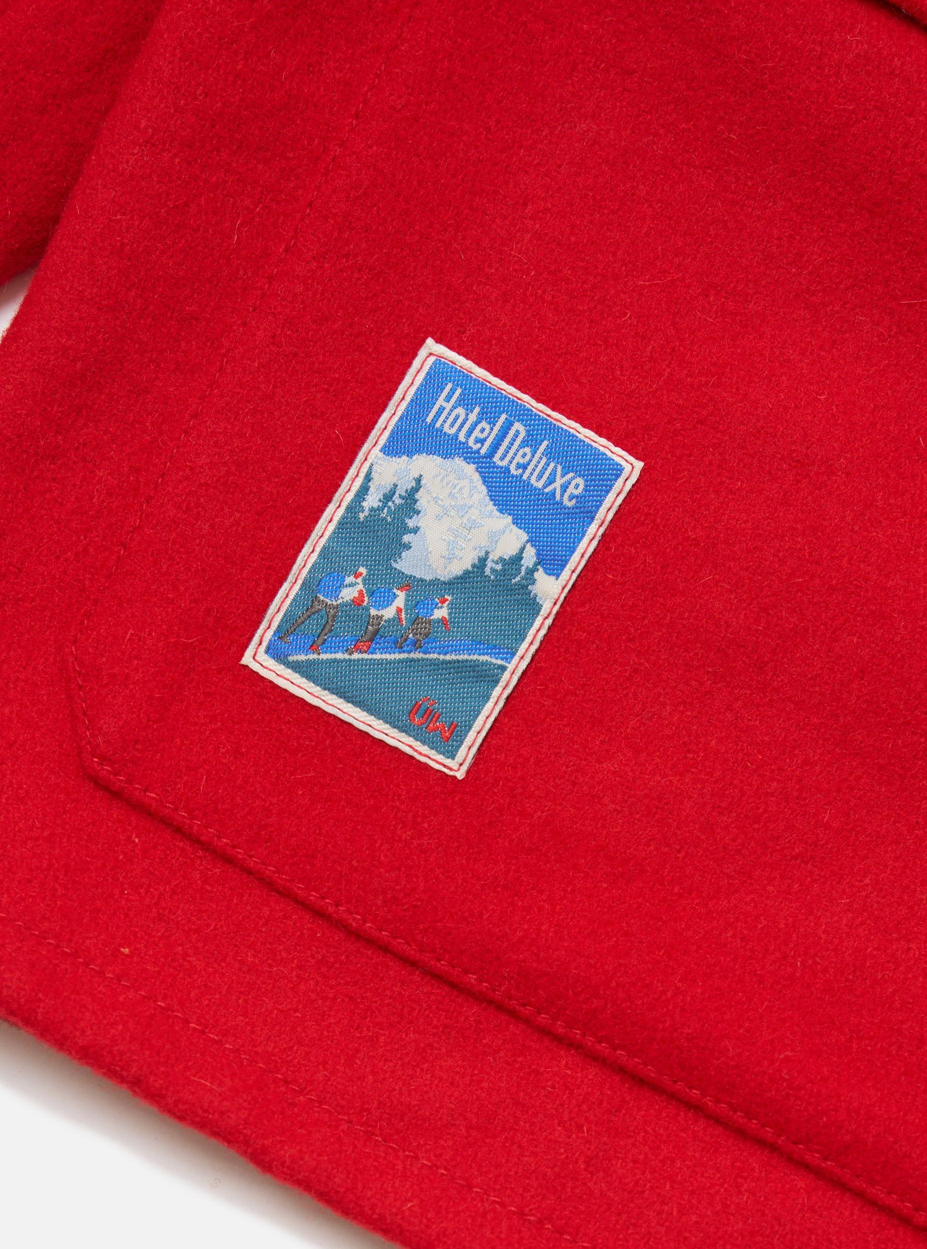 Embroidered Red Mowbray Military Fatigue Jacket Product Image