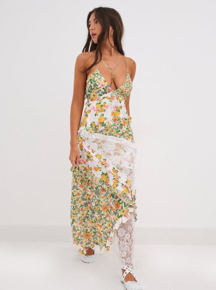 Rosalyn Maxi Dress — Green Product Image