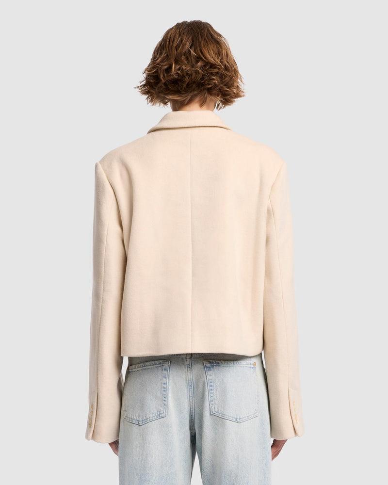 Cropped Wool Jacket Product Image