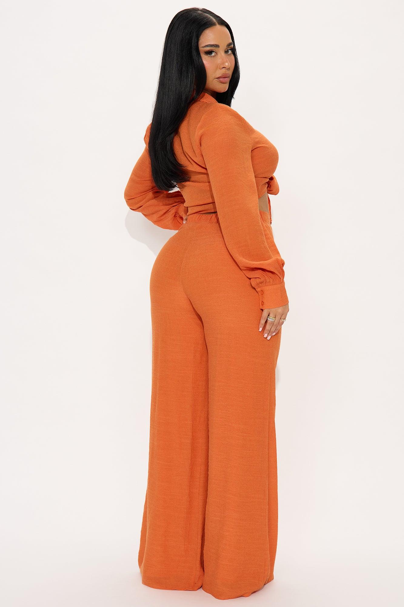 Island Dreaming Pant Set - Rust Product Image