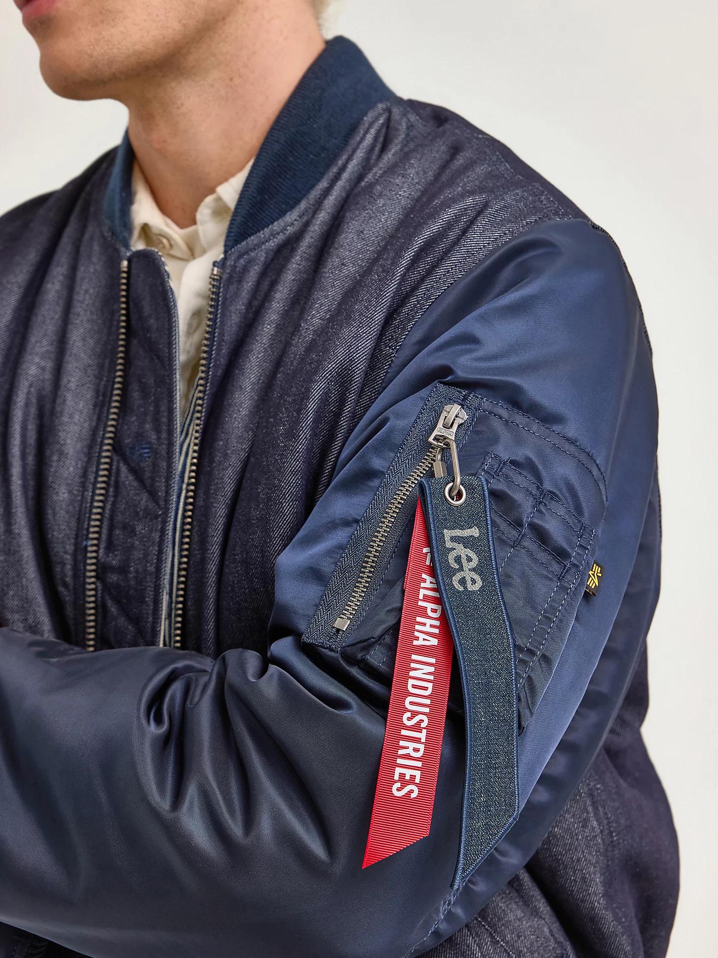 Men's Alpha x Lee® Reversible MA-1 Bomber Jacket | Men's Jackets & Outerwear | Lee® Product Image
