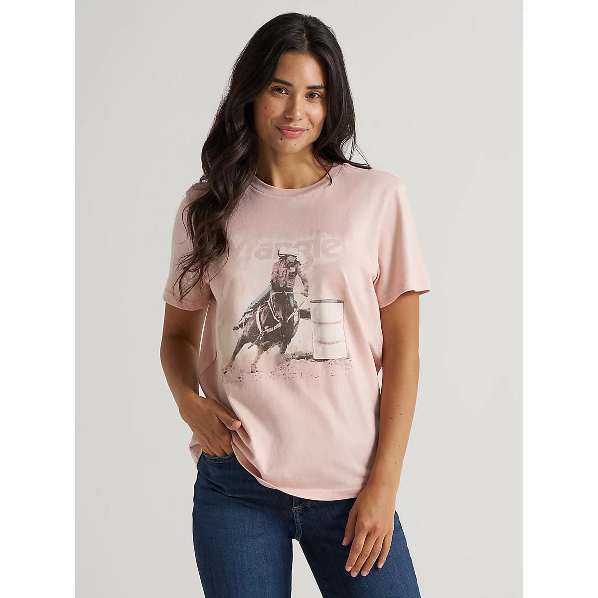 Women's Barrel Racer Tee in Peach Whip Product Image