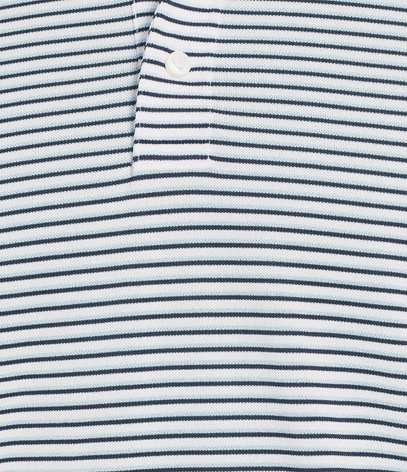 Cremieux Blue Label Performance Stretch Striped Short Sleeve Polo Shirt Product Image