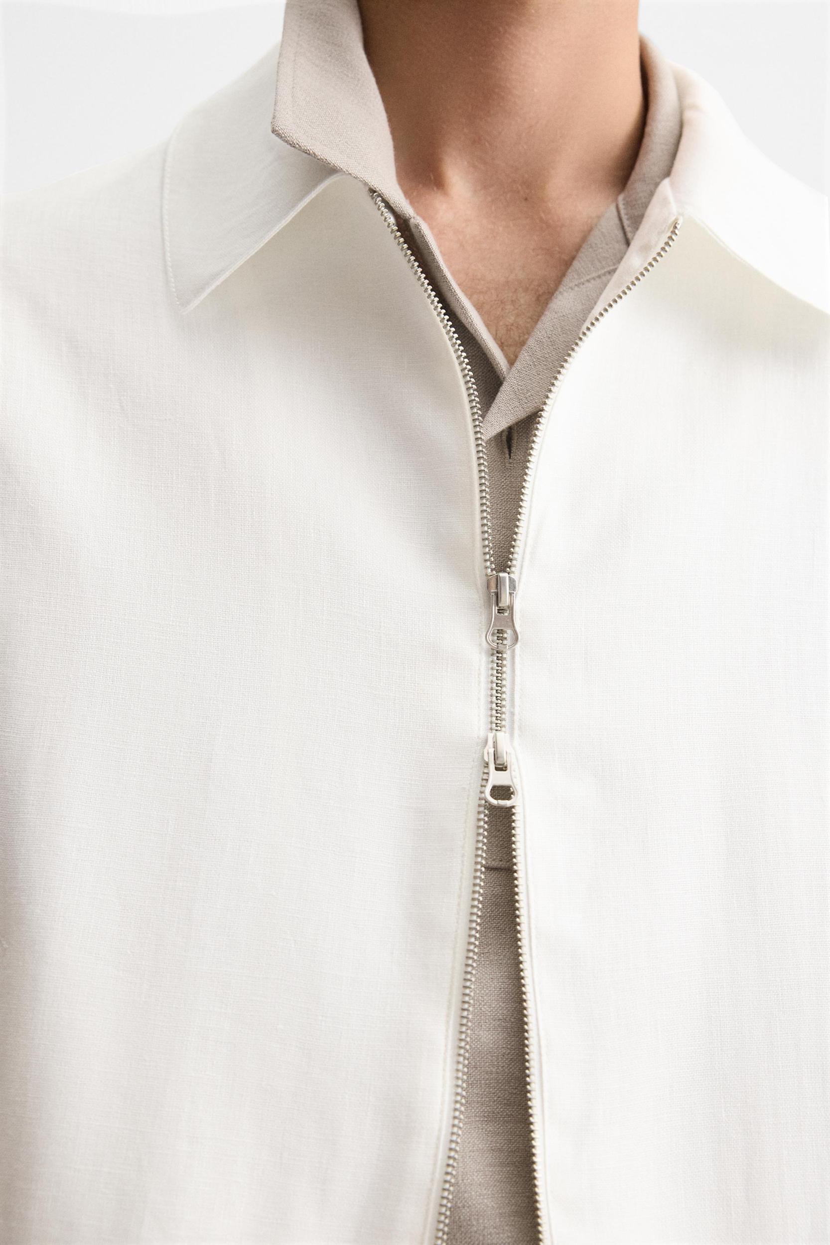100% LINEN JACKET Product Image