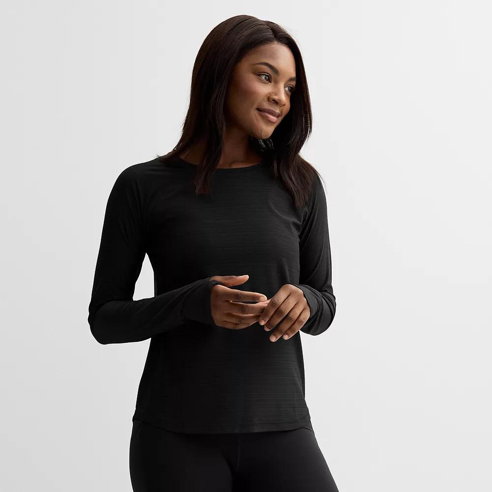Women's Tek Gear® Mesh Long Sleeve Tee,  Product Image