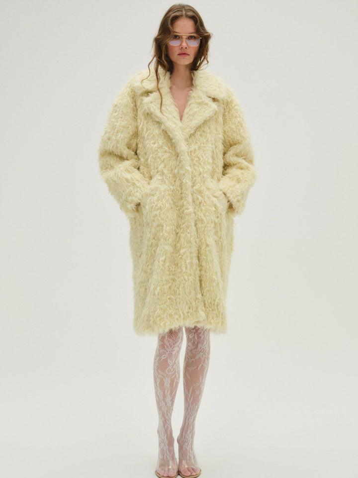 Serenne Coat — Ivory Product Image
