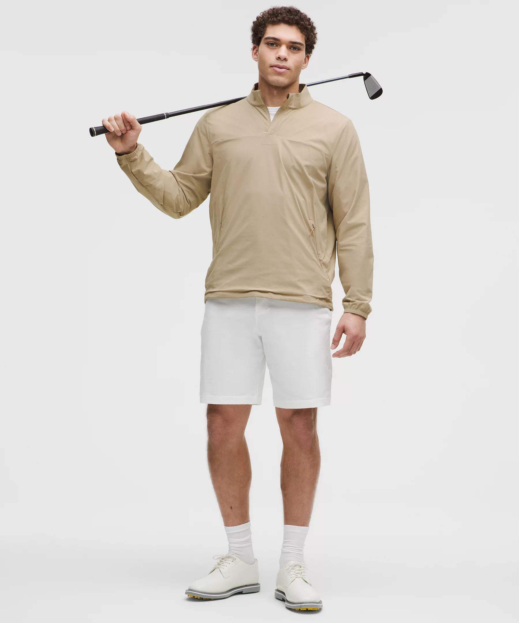 Windproof Golf Pullover Quarter-Zip Jacket Product Image