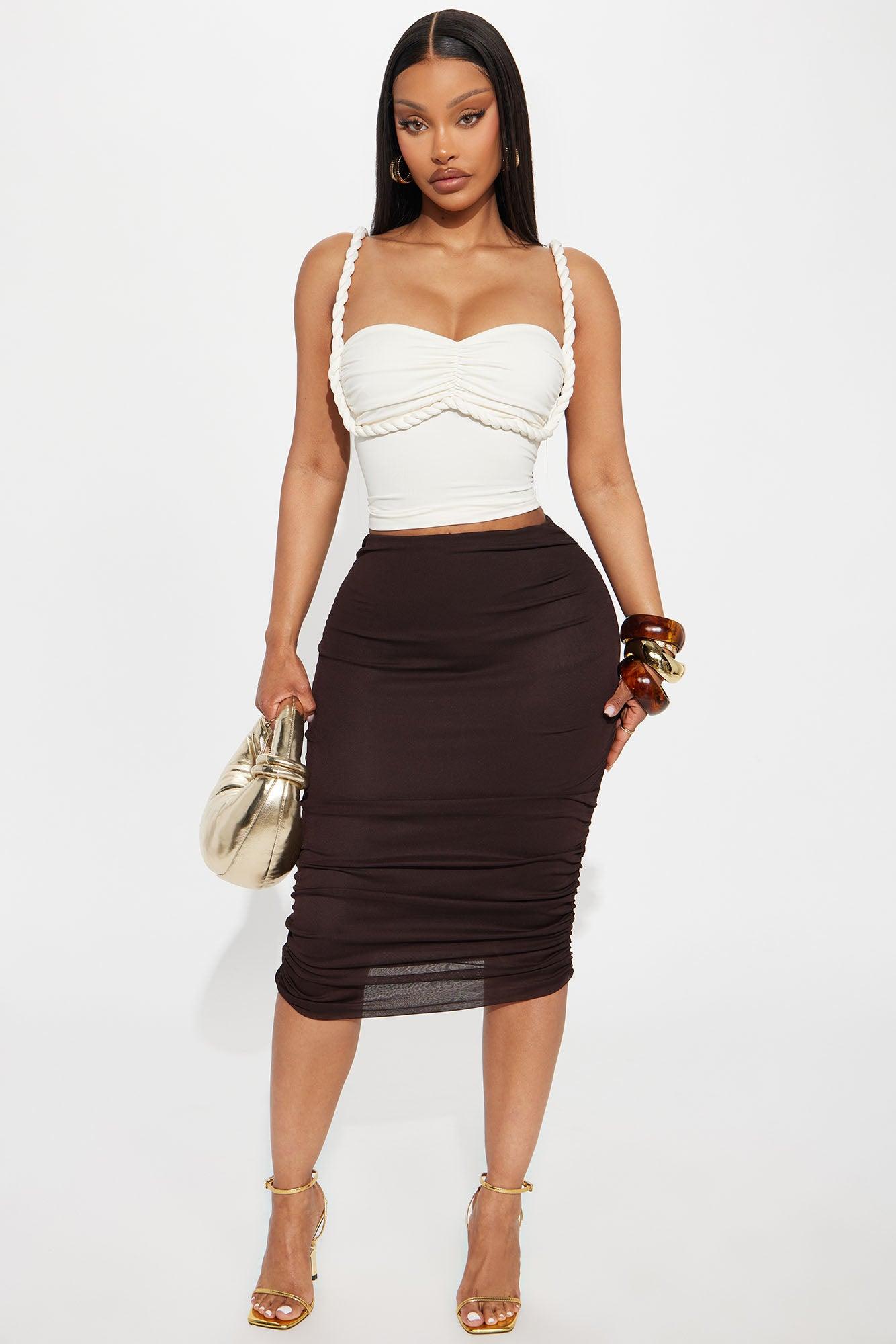 Mazie Cami Twist Top - Cream Female Product Image