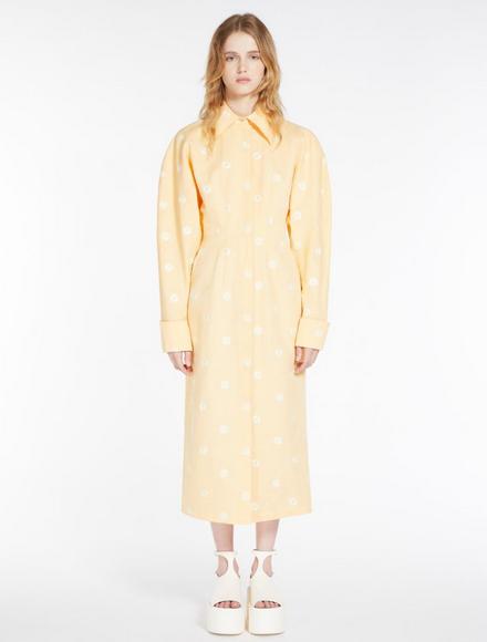 Sportmax Briose Daisy Linen Shirt Dress Product Image