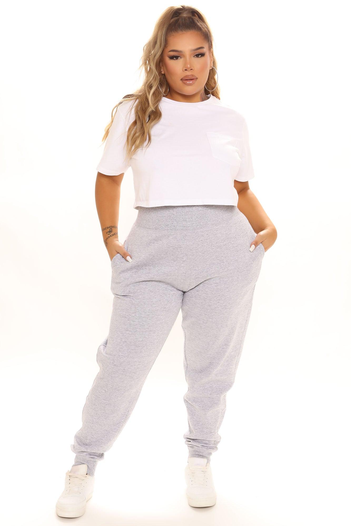 Not A Game Fleece Jogger - Heathered Grey Product Image
