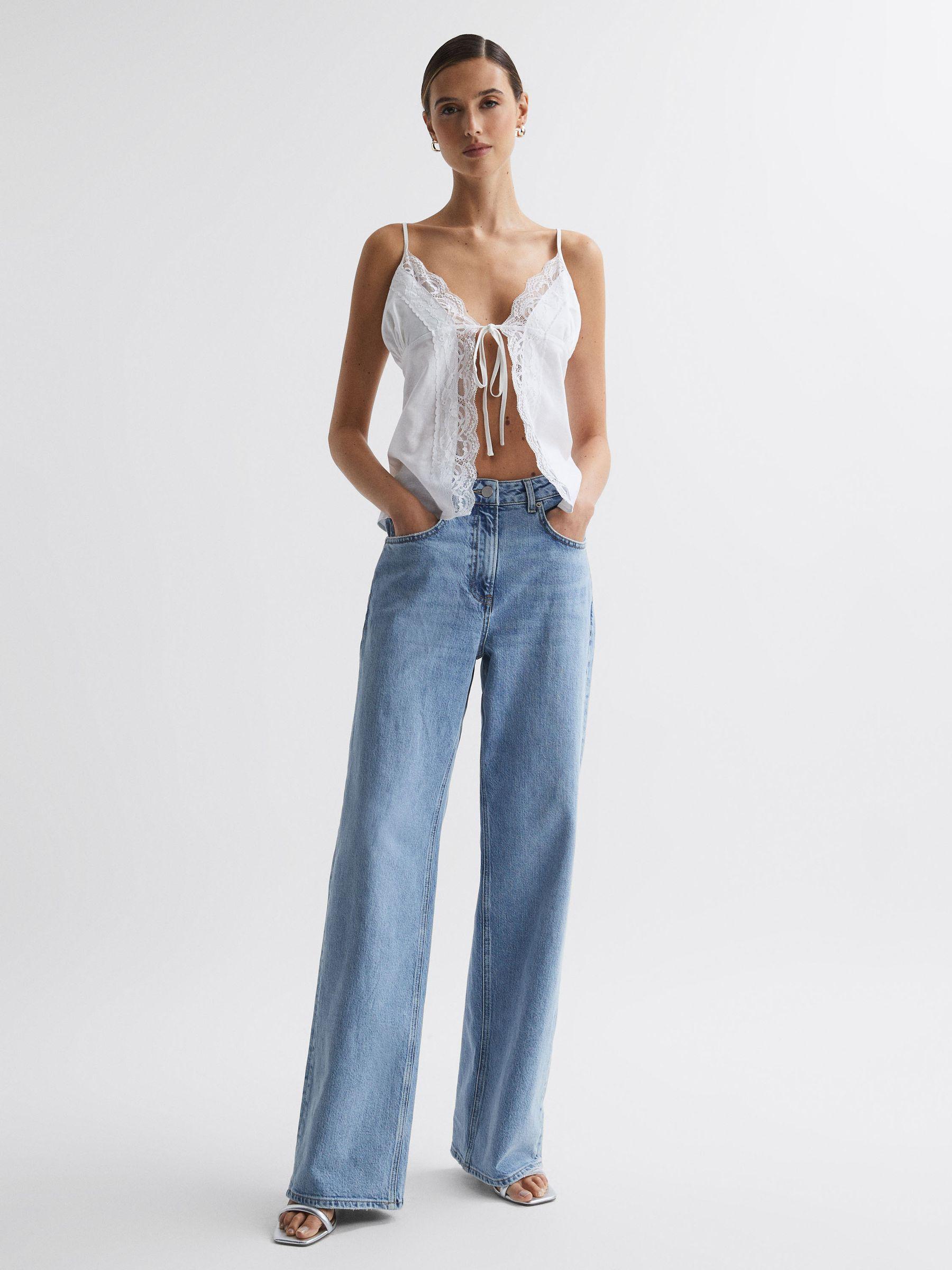 Maison Essentiele Cotton-Linen Cami in Optic White Product Image