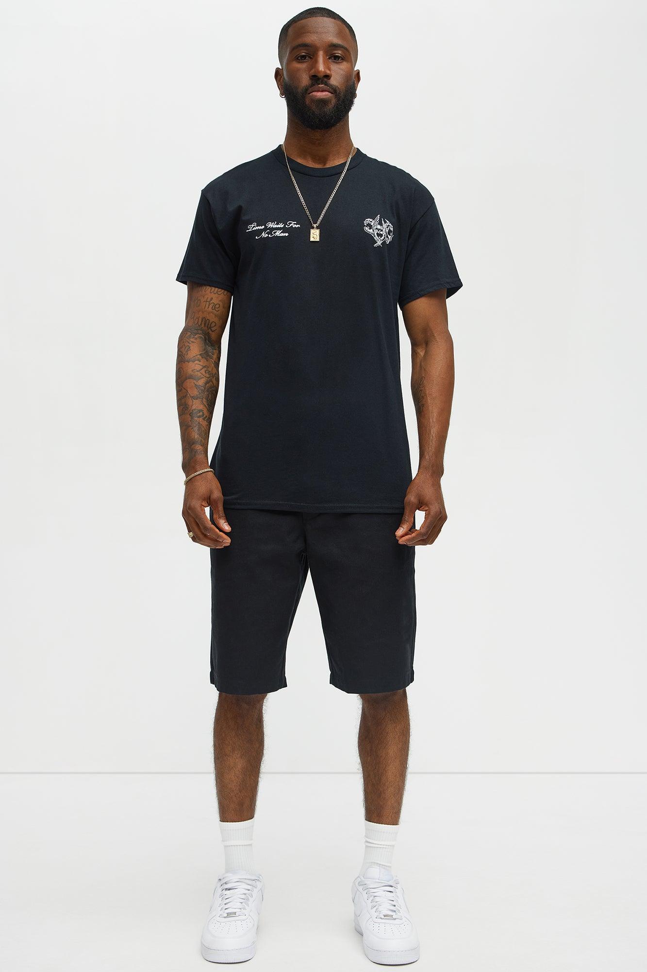 Here And Now Short Sleeve Tee - Black Male Product Image