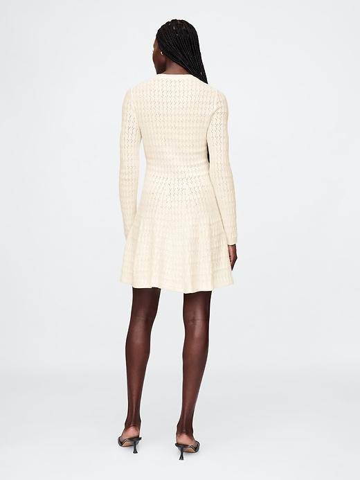 CashSoft Pointelle Mini Sweater Dress Product Image