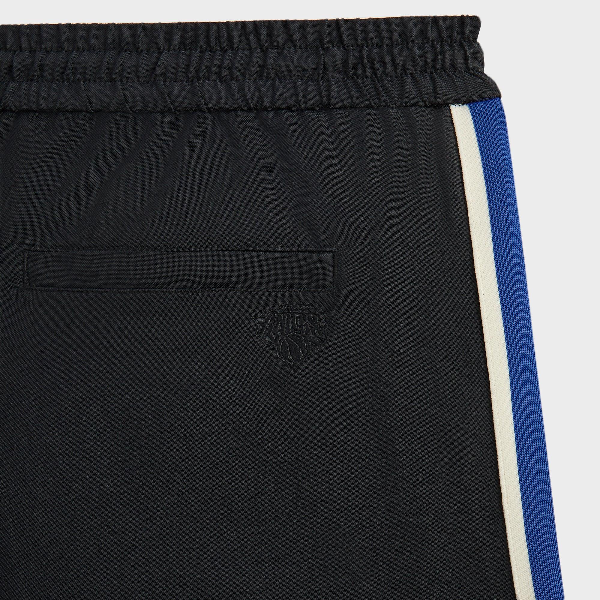 Kith for the New York Knicks Vintage Nylon Wide Leg Pant - Black Male Product Image