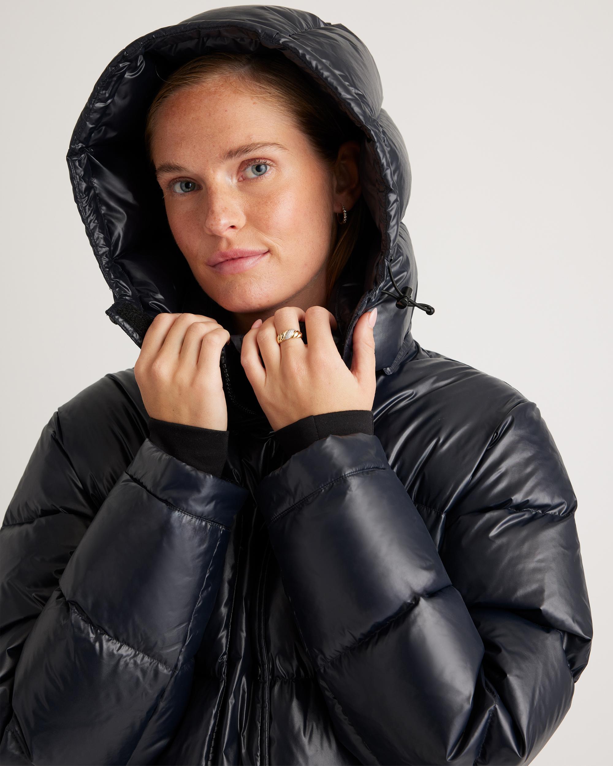 Quince | Women's Responsible Down Cropped Puffer Jacket Size XL, Recycled Polyester Product Image