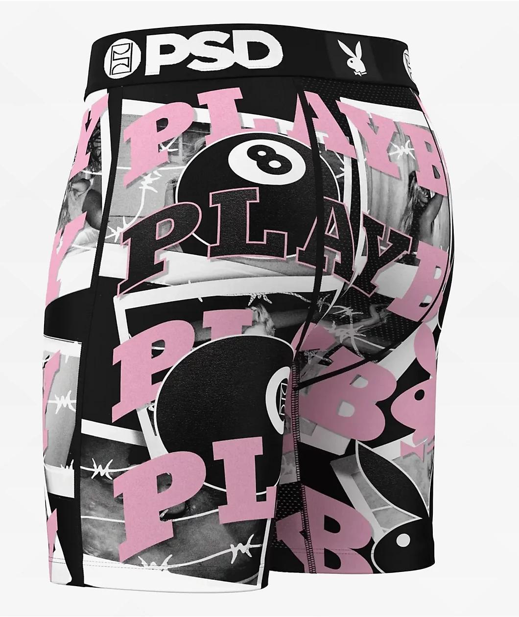 PSD x Playboy 8 Ball Black & Pink Boxer Briefs Product Image