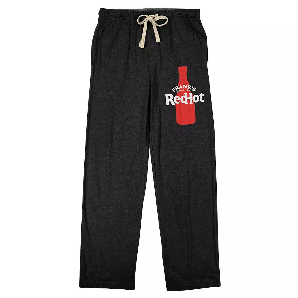 Men's Franks Redhot Sleep Pants, Size: Medium, Black Product Image