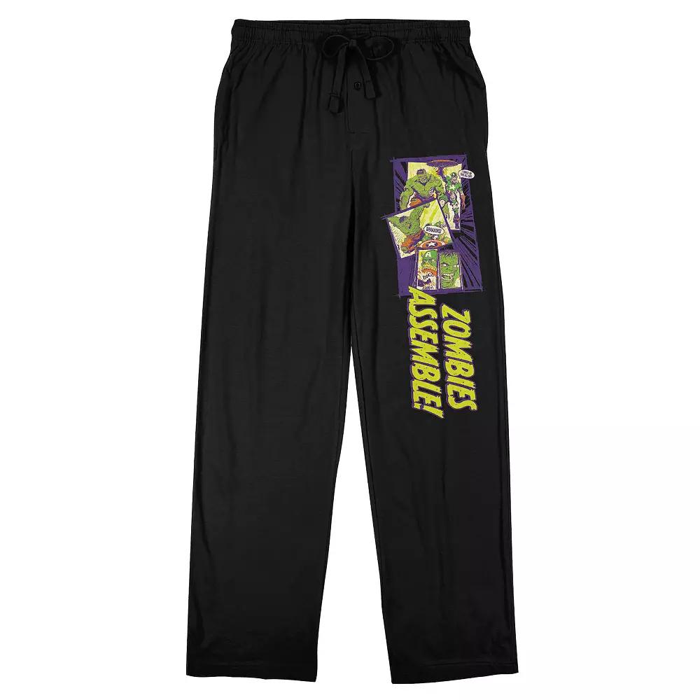 Men's Marvel Zombies The Hulk Pajama Pants,  Product Image