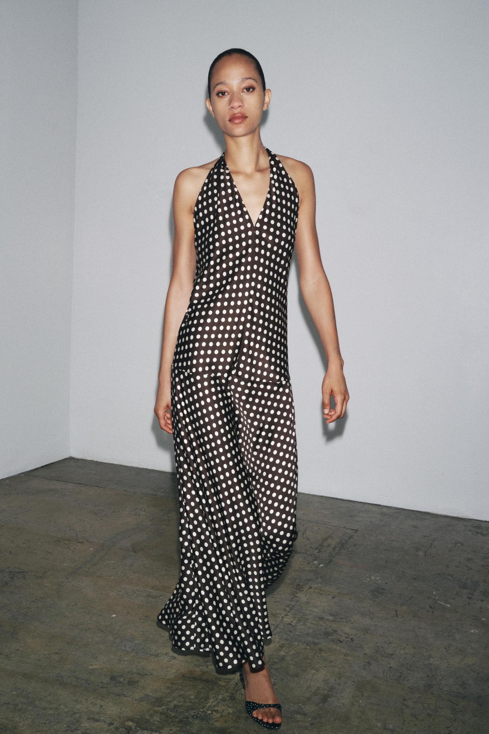 ZW COLLECTION HALTER POLKA DOT DRESS Product Image