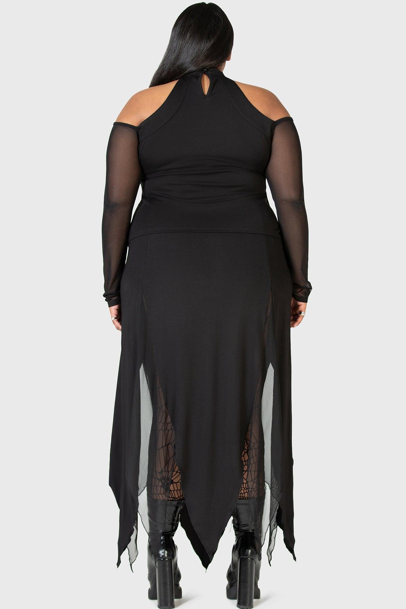 The Grimmer The Better Midi Skirt Product Image