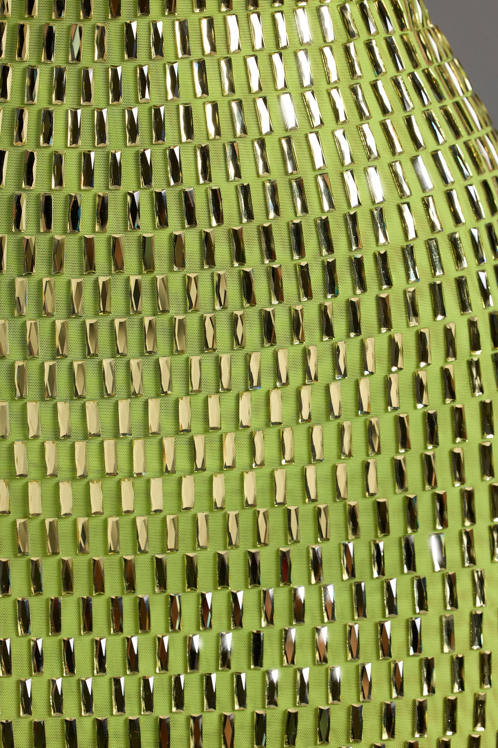 Embellished Bandeau Mini Dress in Pear Green Product Image