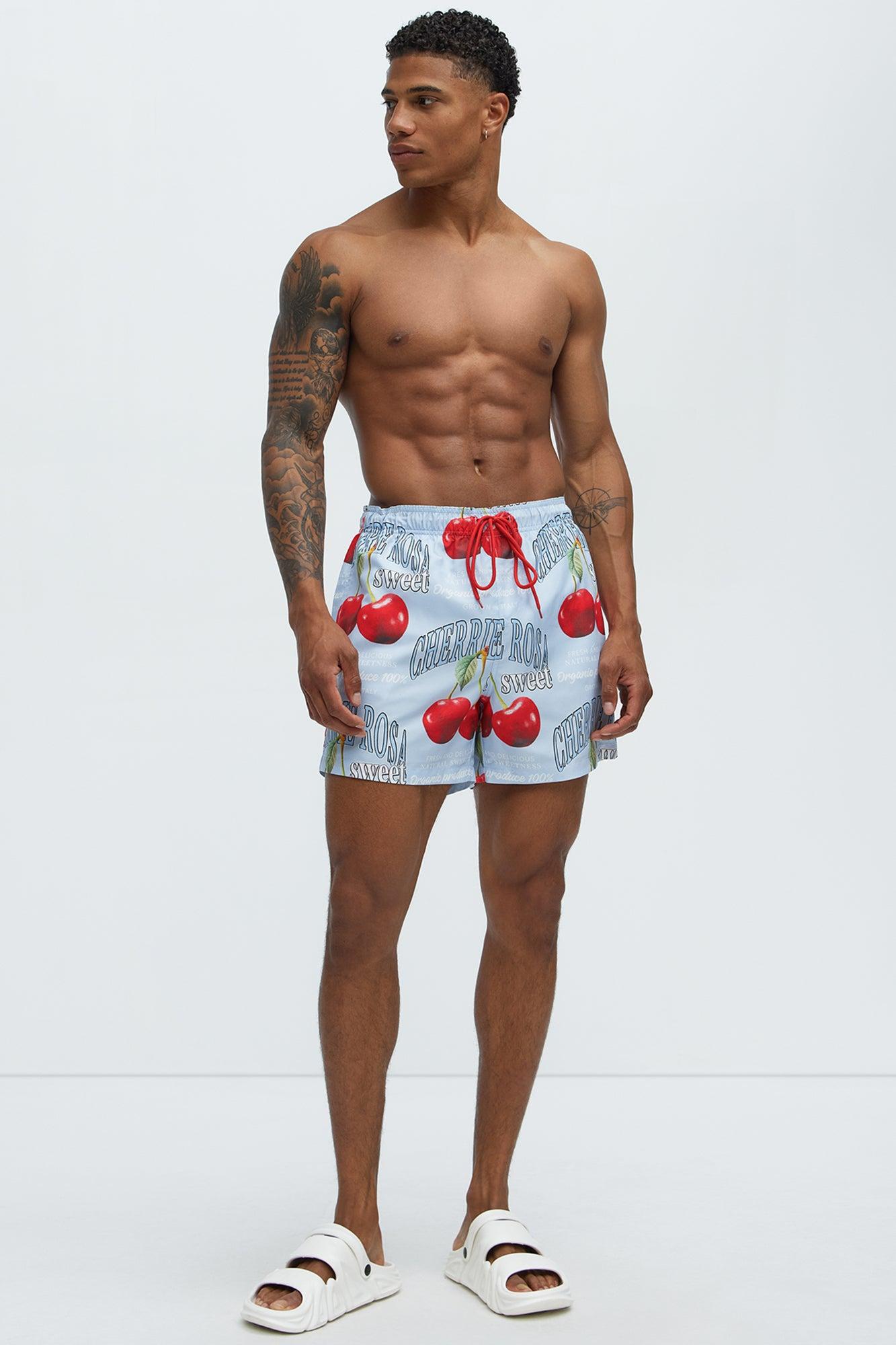 Cherrie Rosa Swim Mid Trunk - Multi Color Product Image