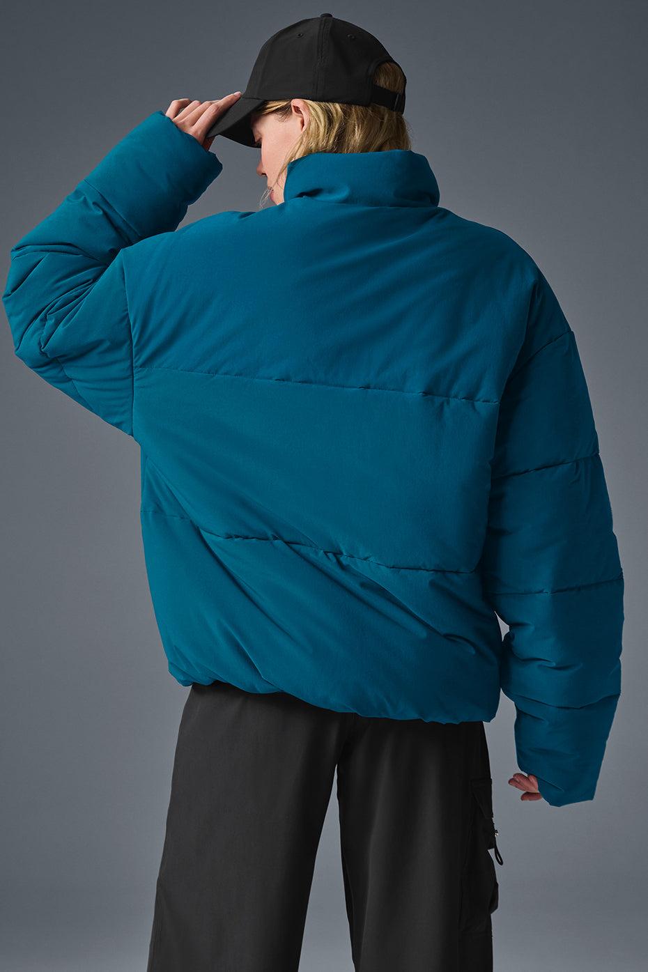 Stretch Woven Street Puffer - Eclipse Blue Product Image