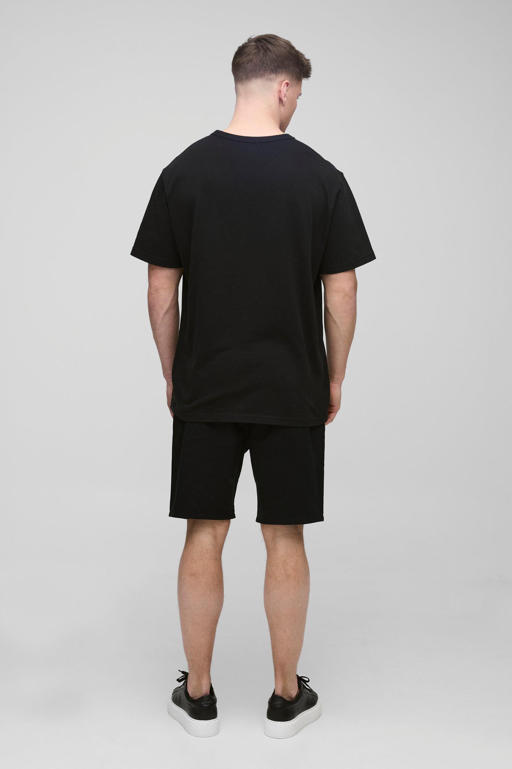 Tall Elasticated Waist Slim Fit Shorts | boohooMAN USA Product Image