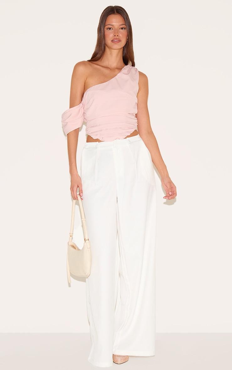 Light Pink Woven Drape Corset Product Image