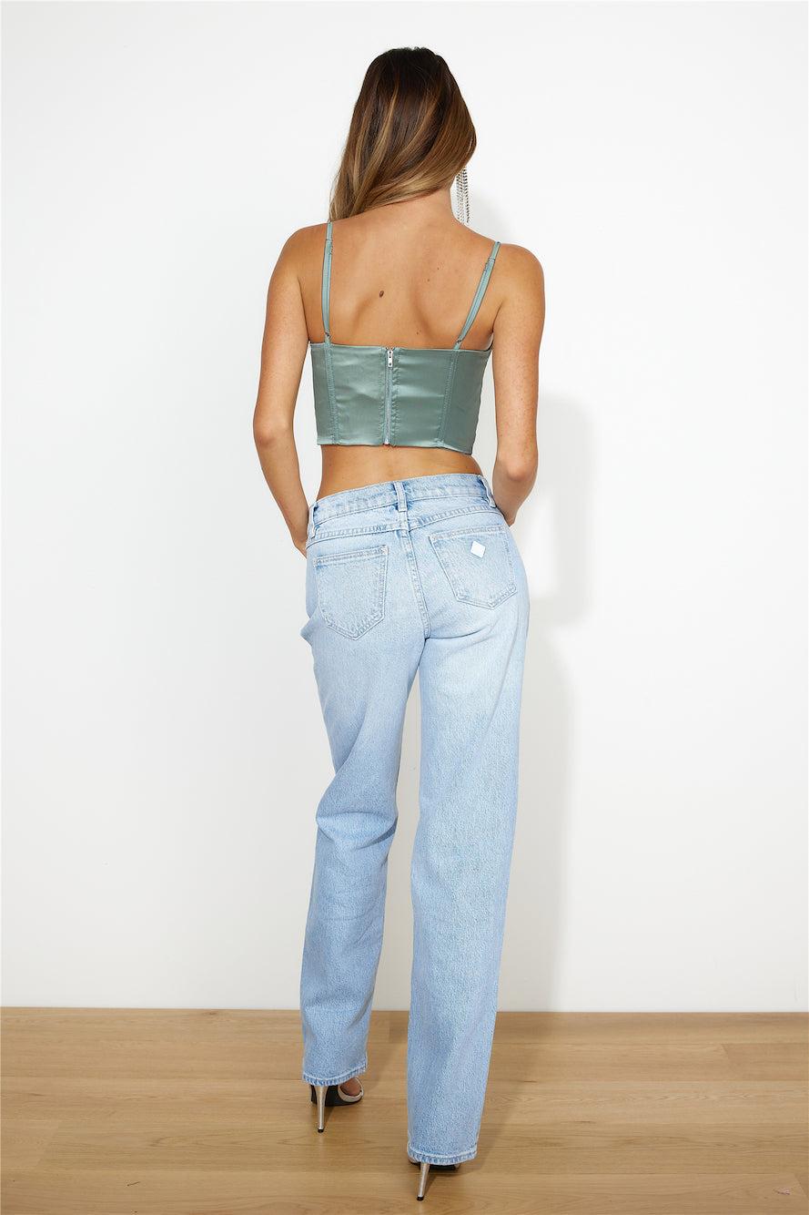 Bold Steps Crop Sage Product Image