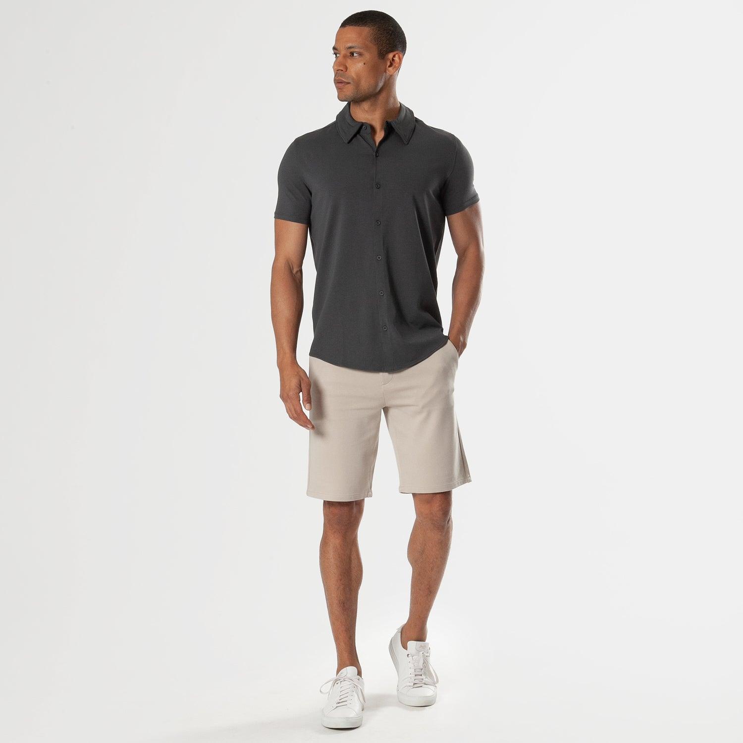 Carbon Long Sleeve Knit Shirt Product Image