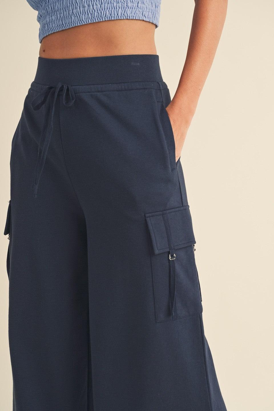 Wide Leg Cargo Pants Product Image