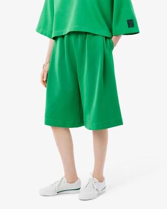 Runway Oversized Satin Bermuda Shorts Product Image
